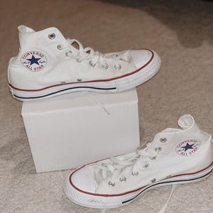 white high top converse